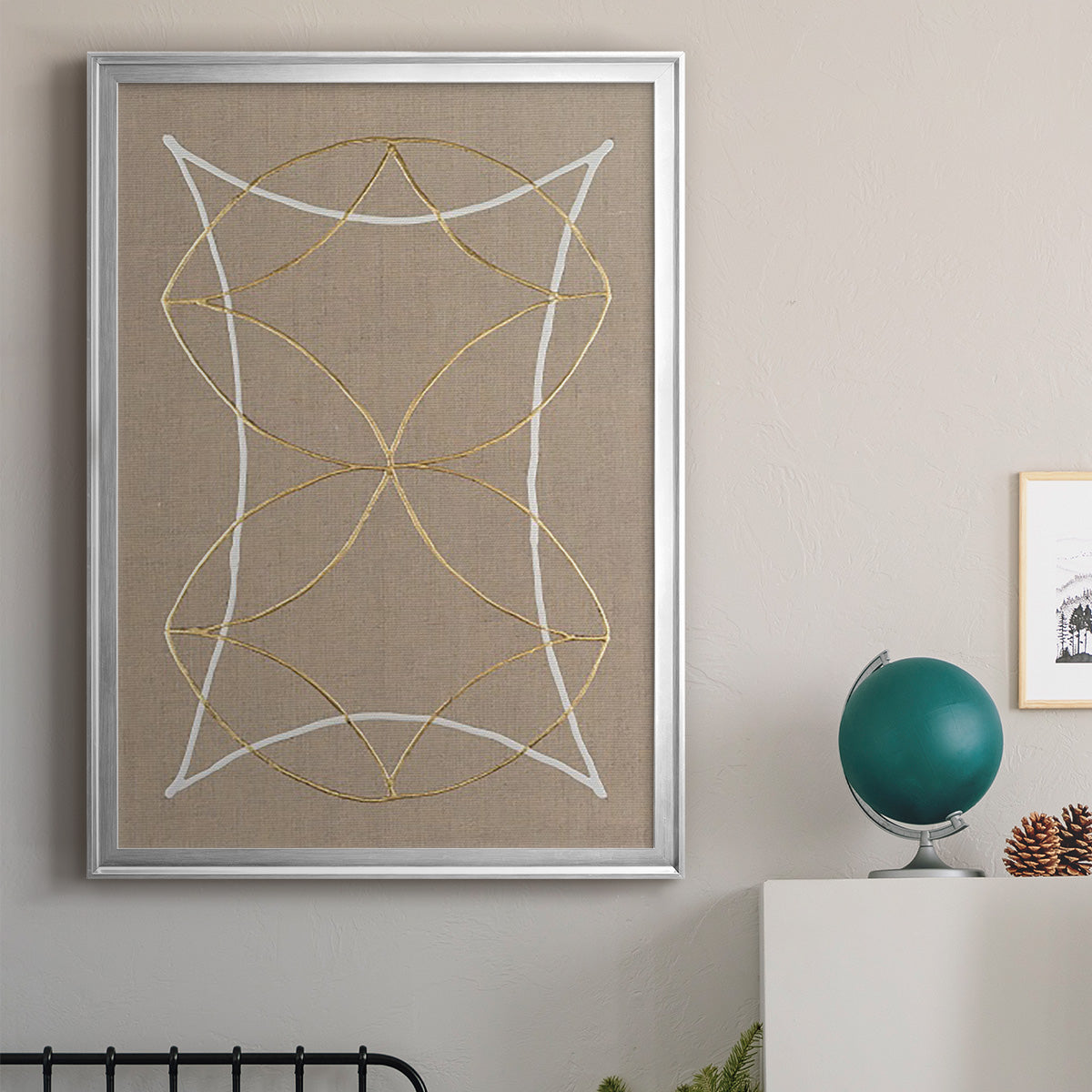 Hyperbola I - Modern Framed Canvas Print