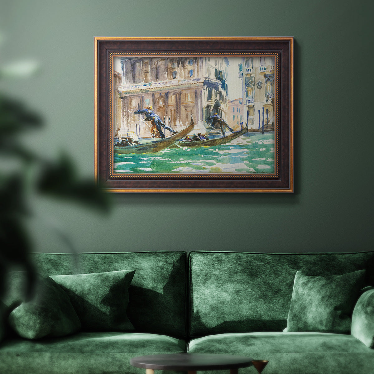 View of Venice, 1906 - Ornate Framed Canvas Print