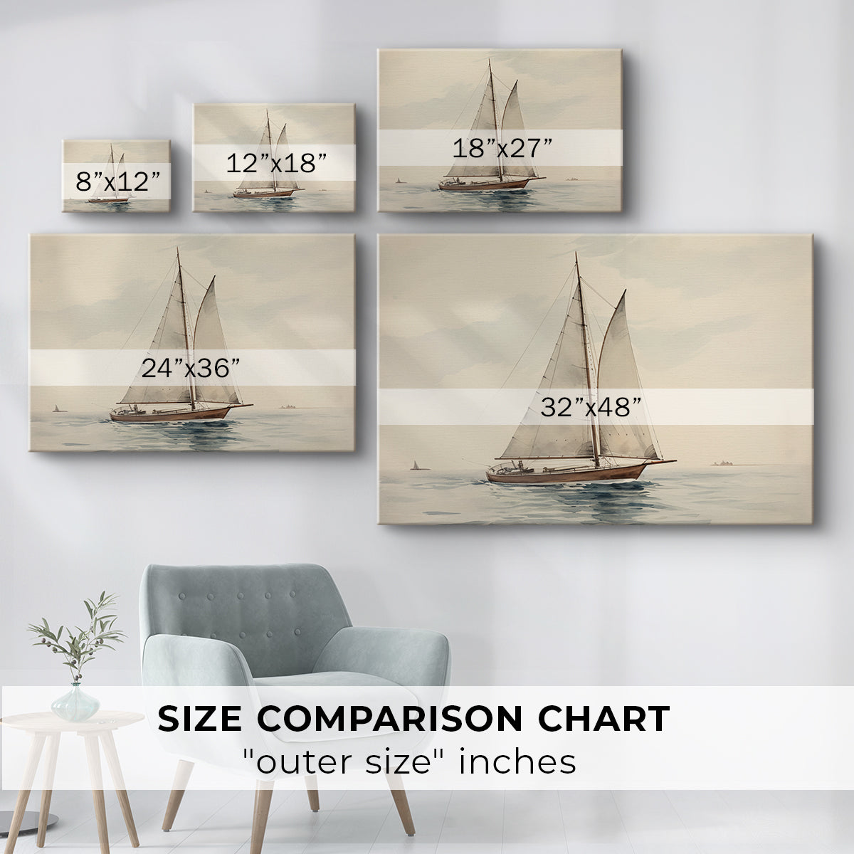 Sailboat gliding across calm waters under a cloudy sky during daytime in a coastal setting