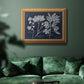 Foliage on Navy VI Premium Framed Canvas- Ready to Hang