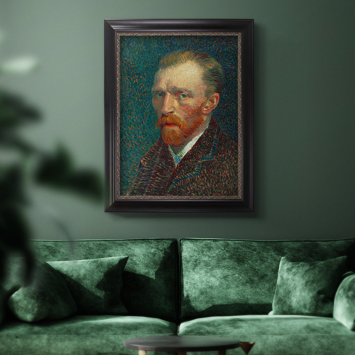 Self-Portrait, 1887 - Ornate Framed Canvas Print