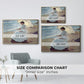 Clotilde on the Beach, 1904 - Floater Framed Canvas Print