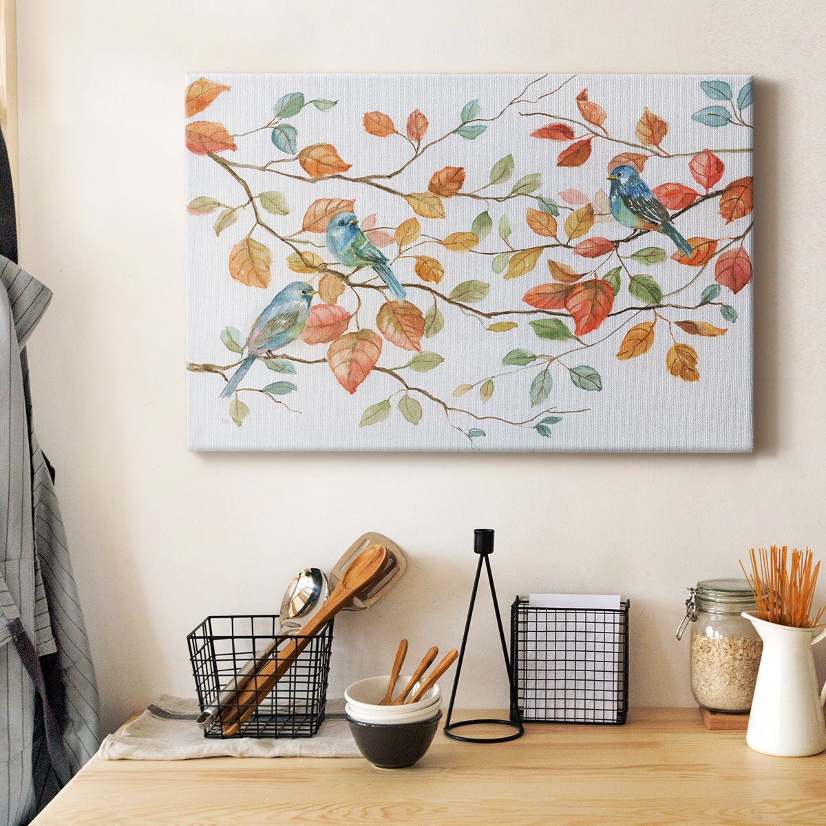 Bird Trio - Canvas Art Print