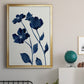Indigo Bloom I - Modern Framed Canvas Print