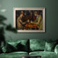 The Card Players - Ornate Framed Canvas Print