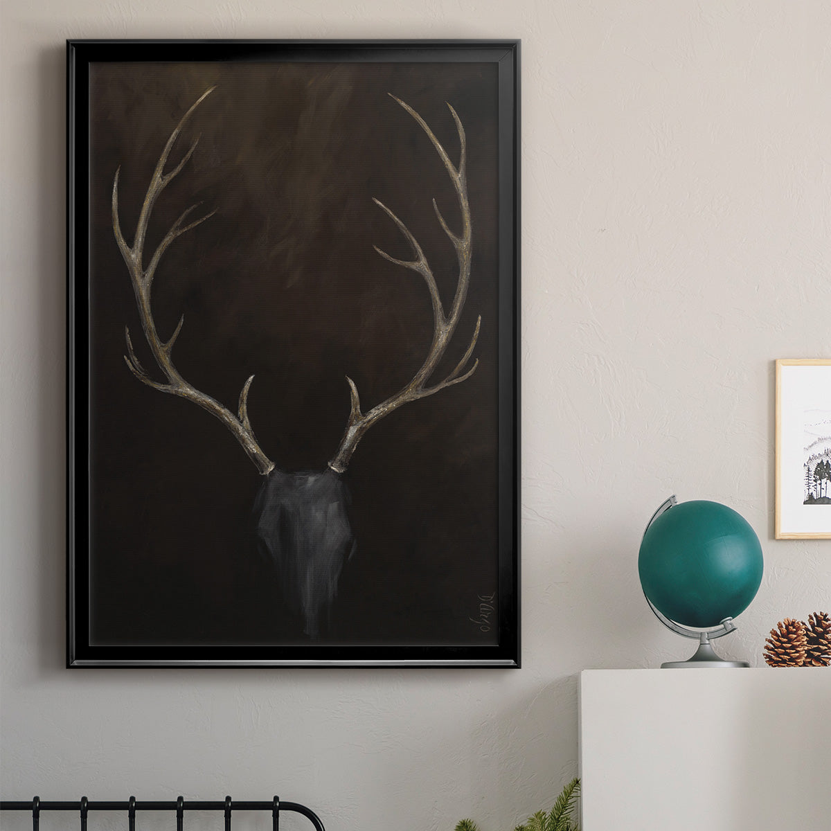 Buck - Modern Framed Canvas Print