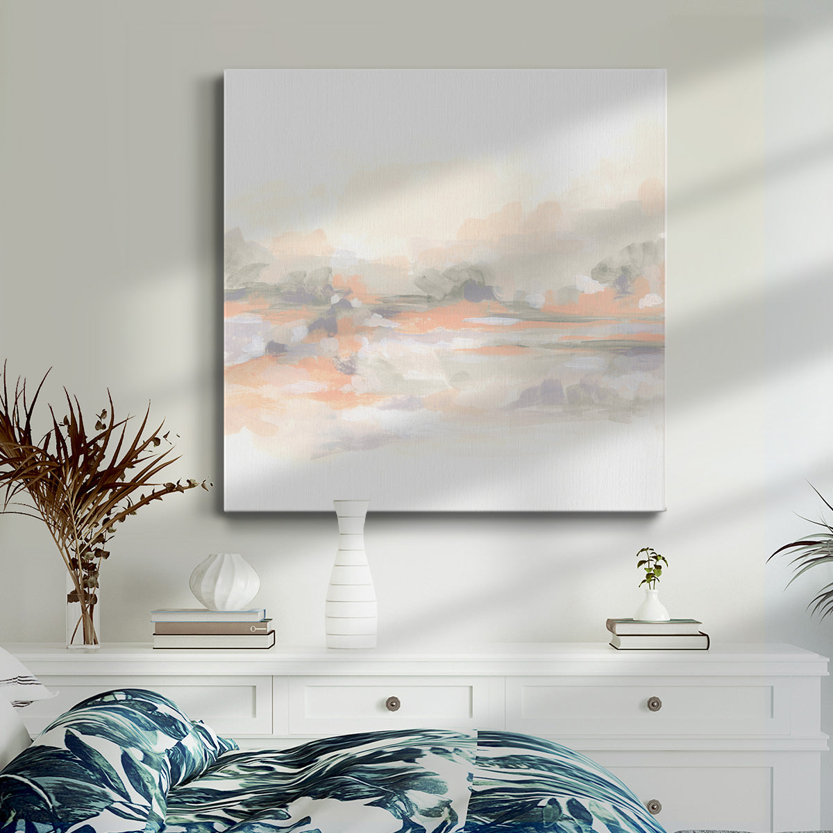 Blush Vista I - Canvas Art Print