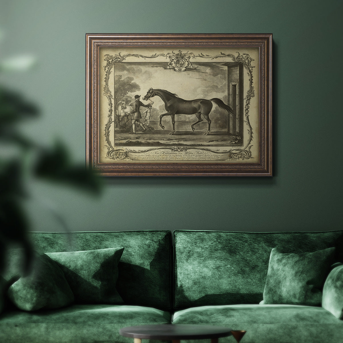 Distinguished Horses IV Premium Framed Canvas- Ready to Hang