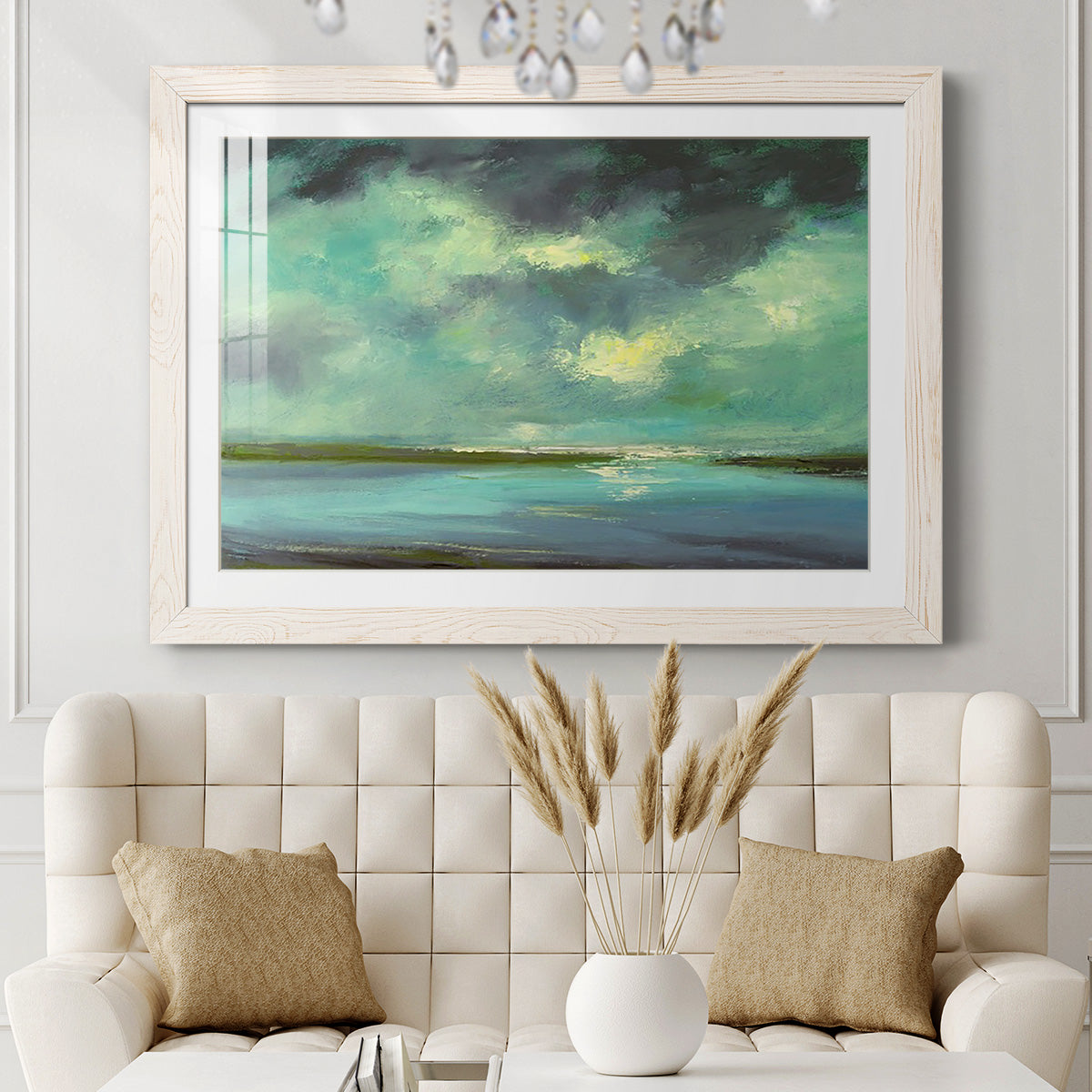Lagoon - Barnwood Framed Art Print