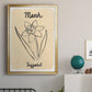 Birth Month III - Modern Framed Canvas Print