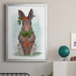 Rabbit Carrot Hug - Modern Framed Canvas Print