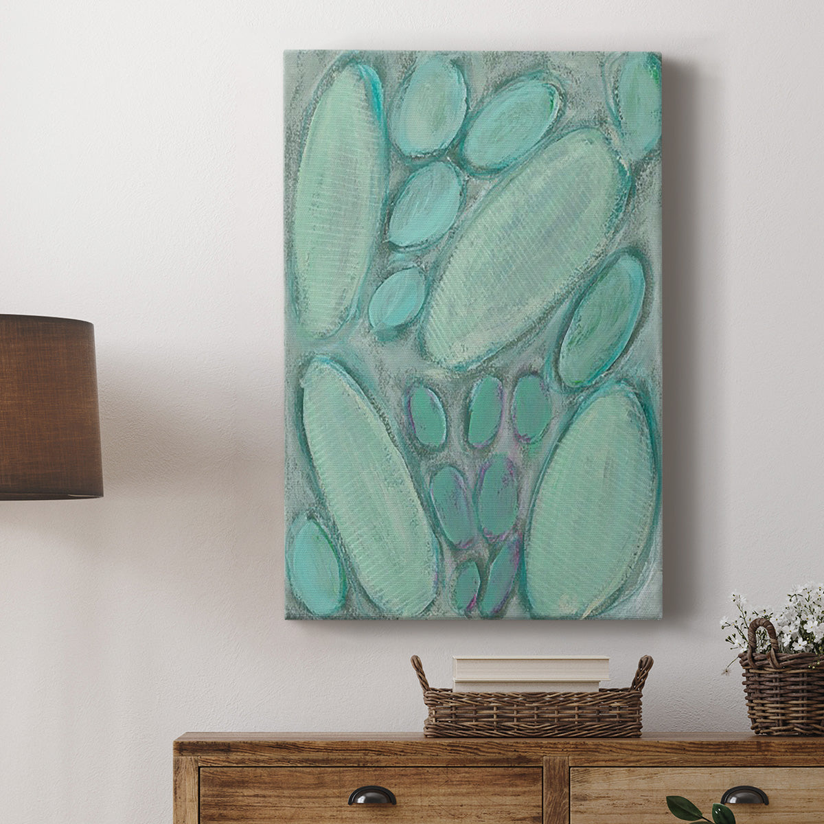 Blue Orbs I - Canvas Art Print