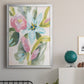 Floral Breeze Fresco  I - Modern Framed Canvas Print