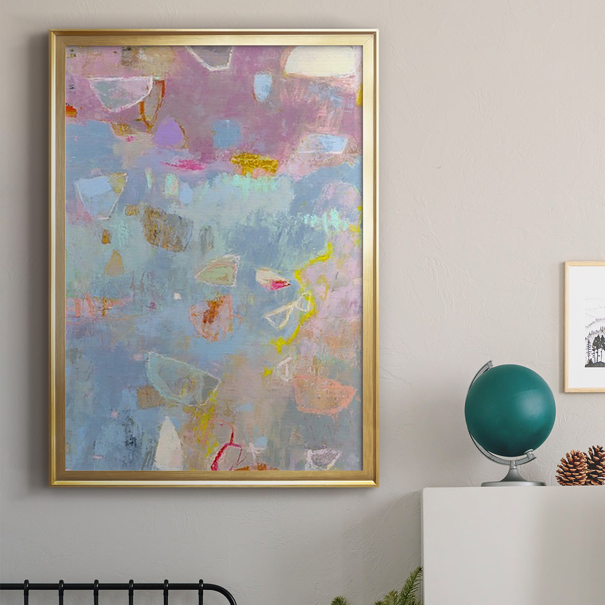 Whilst II - Modern Framed Canvas Print