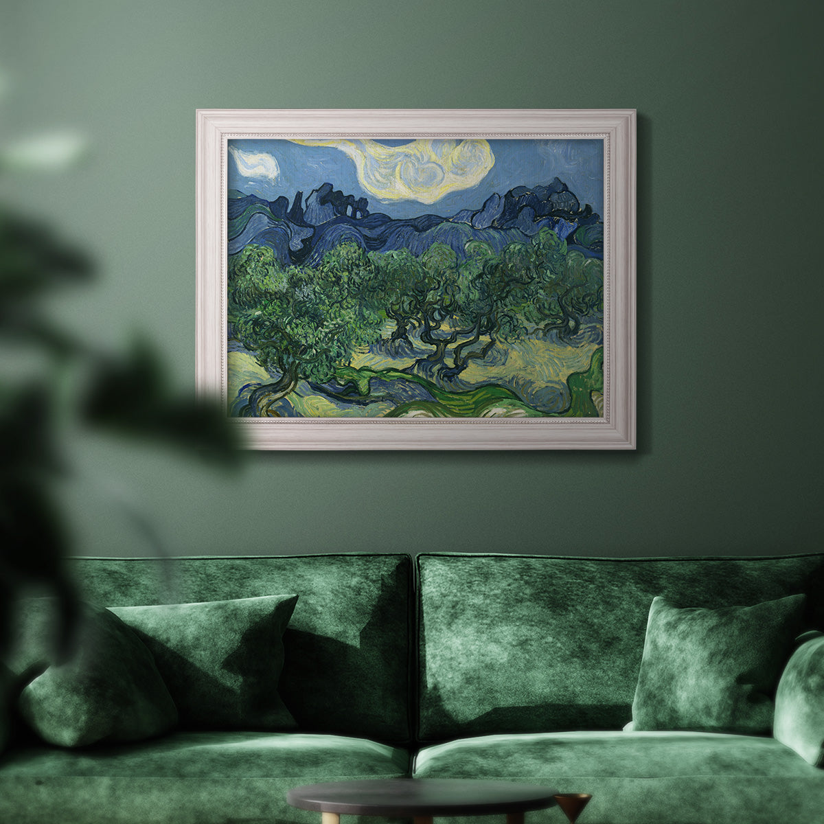 Olive Trees - Ornate Framed Canvas Print