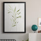 Windblown Leaves II - Modern Framed Canvas Print