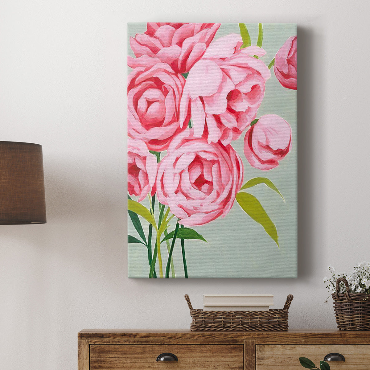 This Year's Peonies II - Canvas Art Print