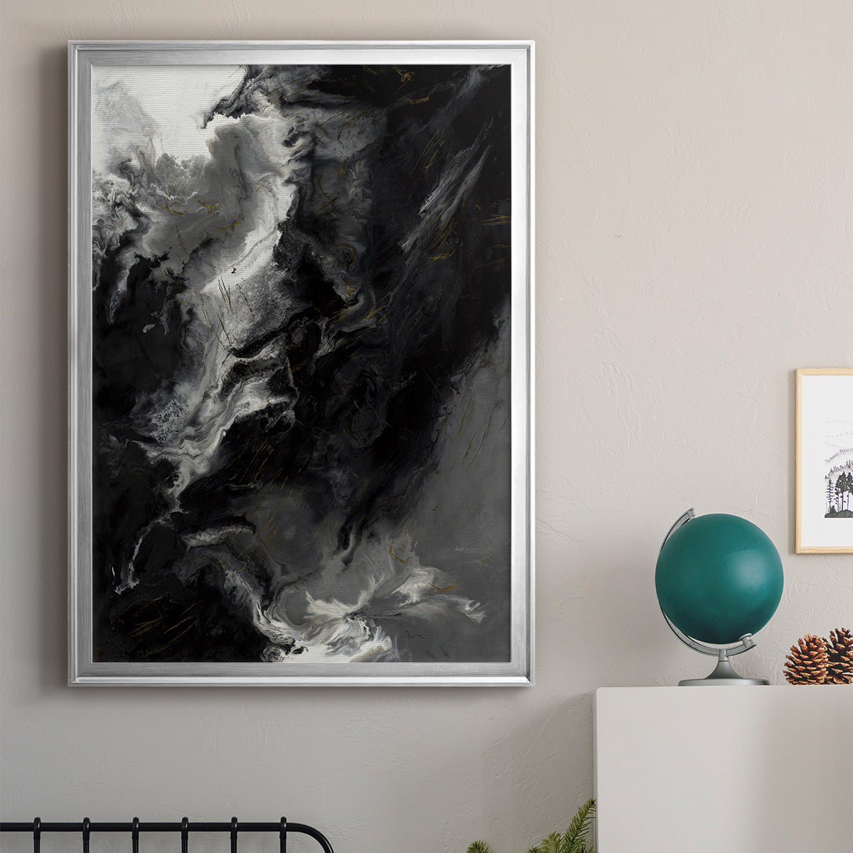 Changes - Modern Framed Canvas Print