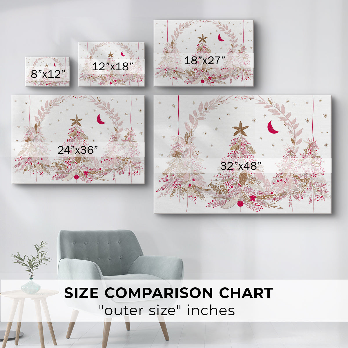 Snowwhite Midwinter at Dusk - Canvas Art Print