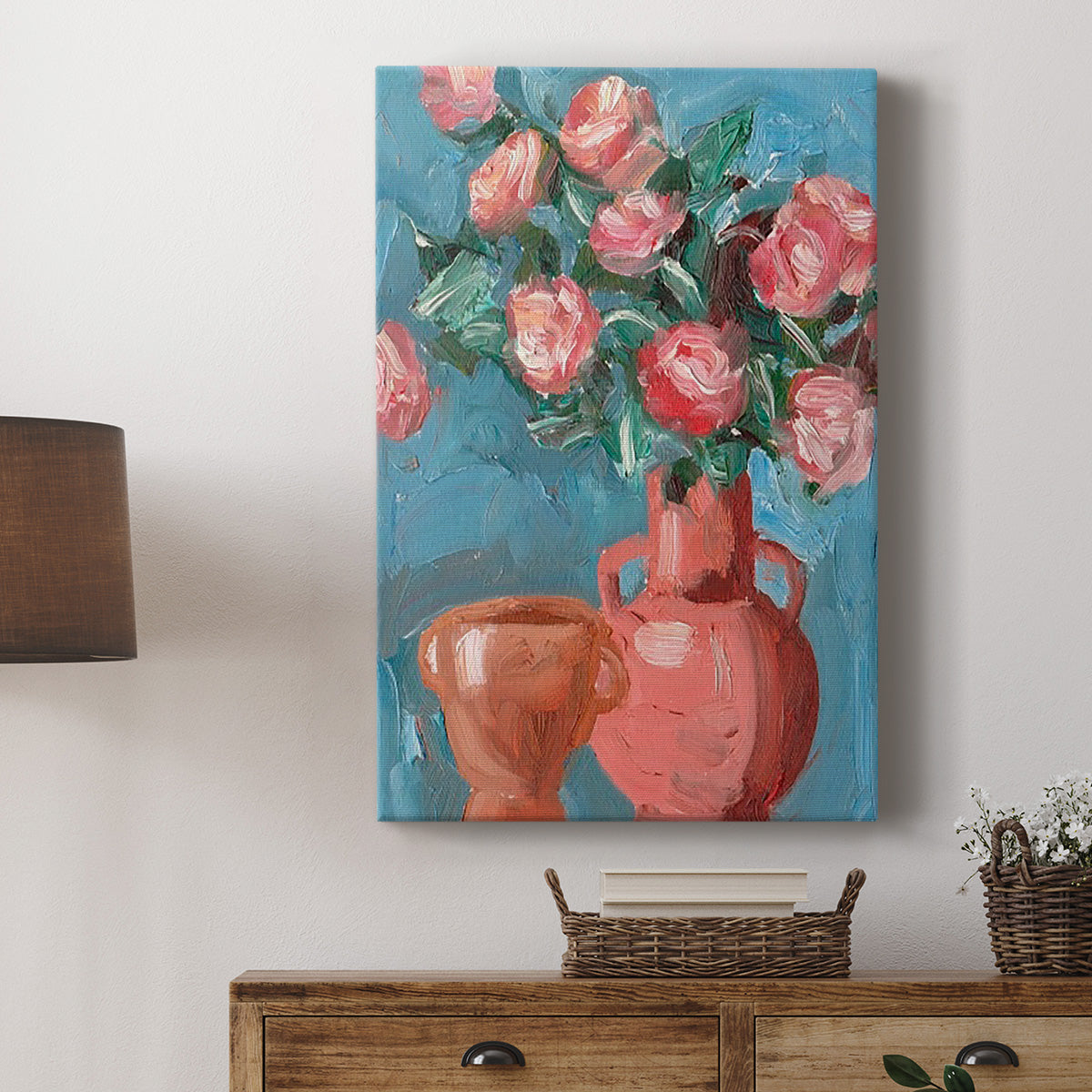 Rosa Blooms I - Canvas Art Print