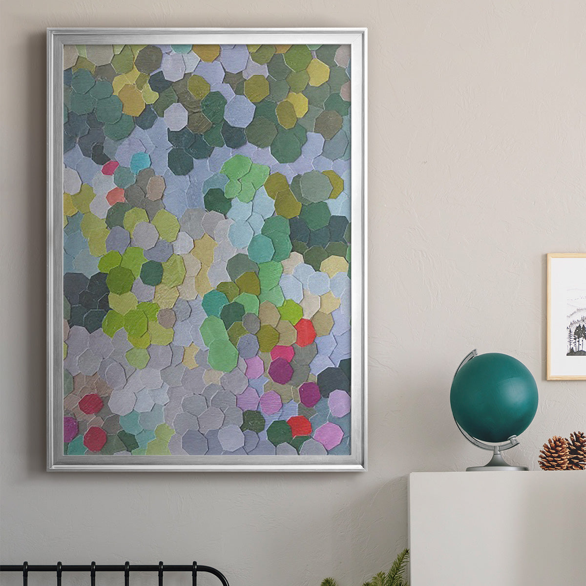 Huntington Gardens - Modern Framed Canvas Print