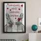 Everybunny - Modern Framed Canvas Print