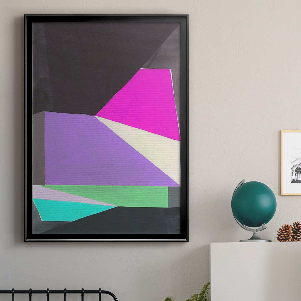 Chop III - Modern Framed Canvas Print