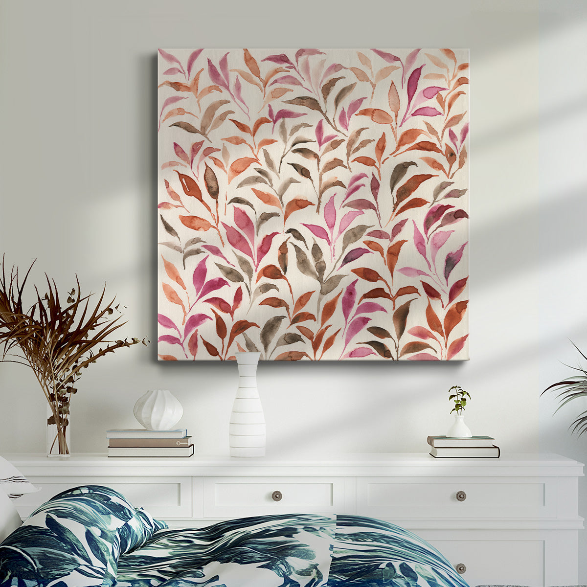 Autumn Fronds II-Premium Gallery Wrapped Canvas - Ready to Hang