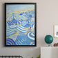 Sky Blue Beach - Modern Framed Canvas Print