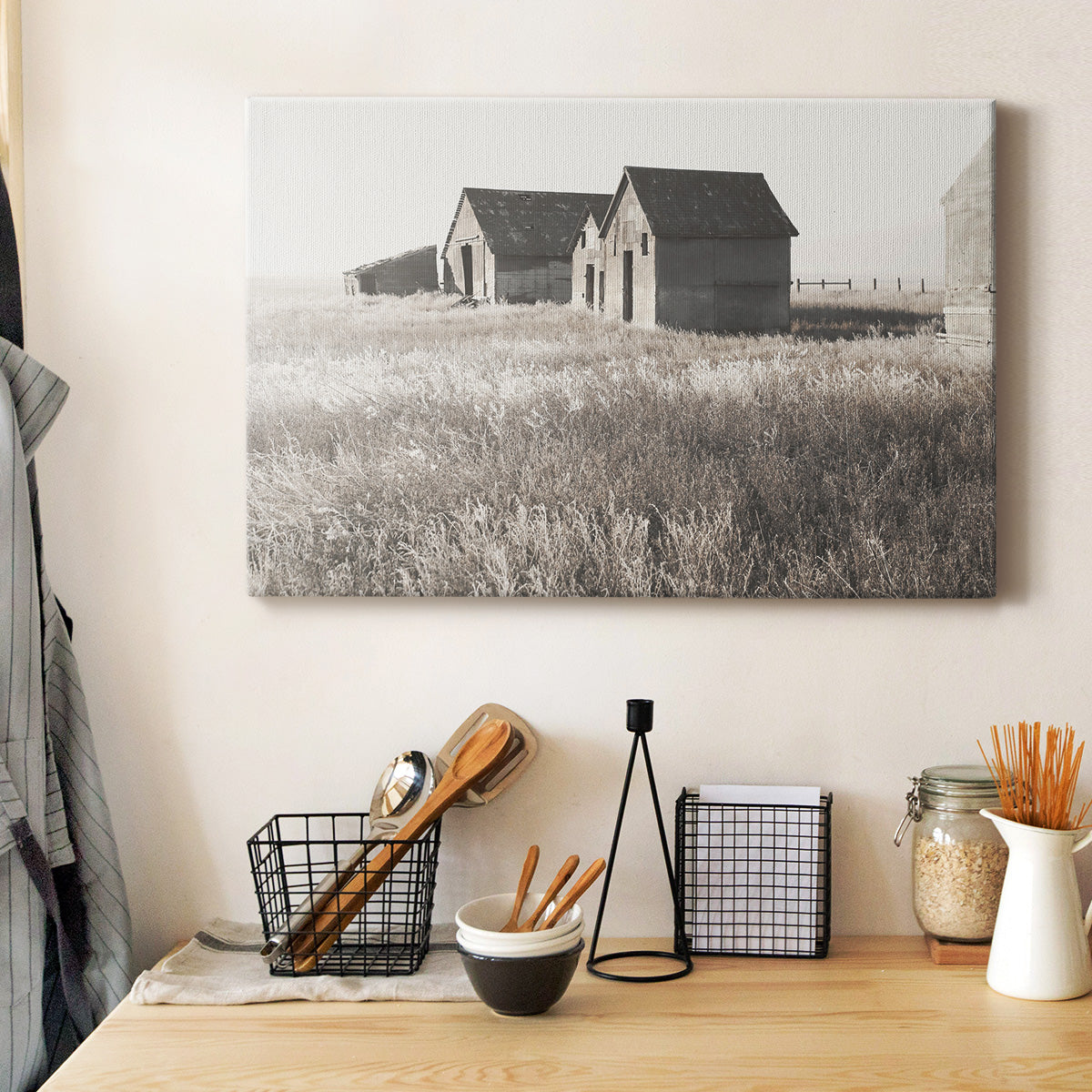 Neutral Barn Premium Gallery Wrapped Canvas - Ready to Hang