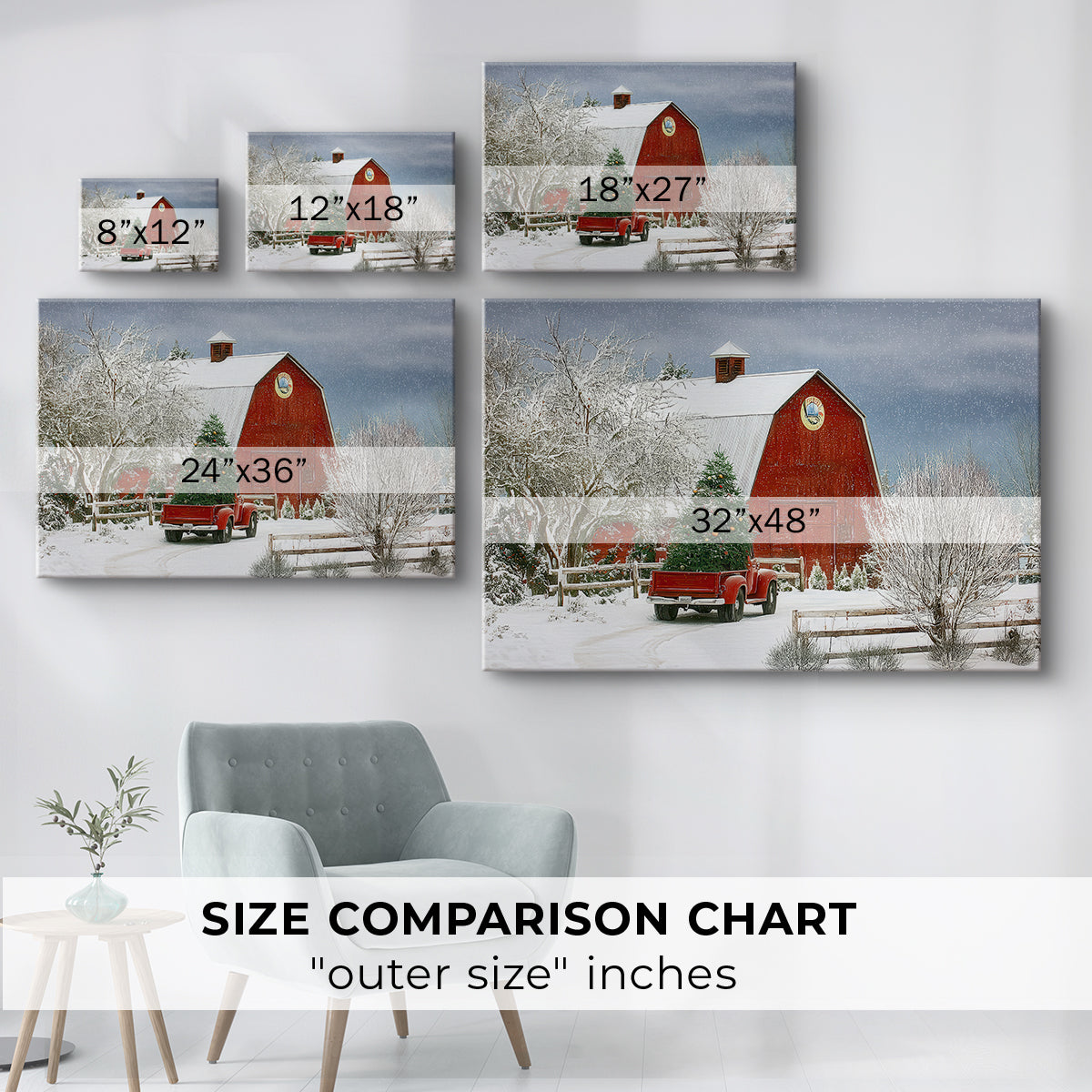 Chalk Bells at Dusk - Canvas Art Print