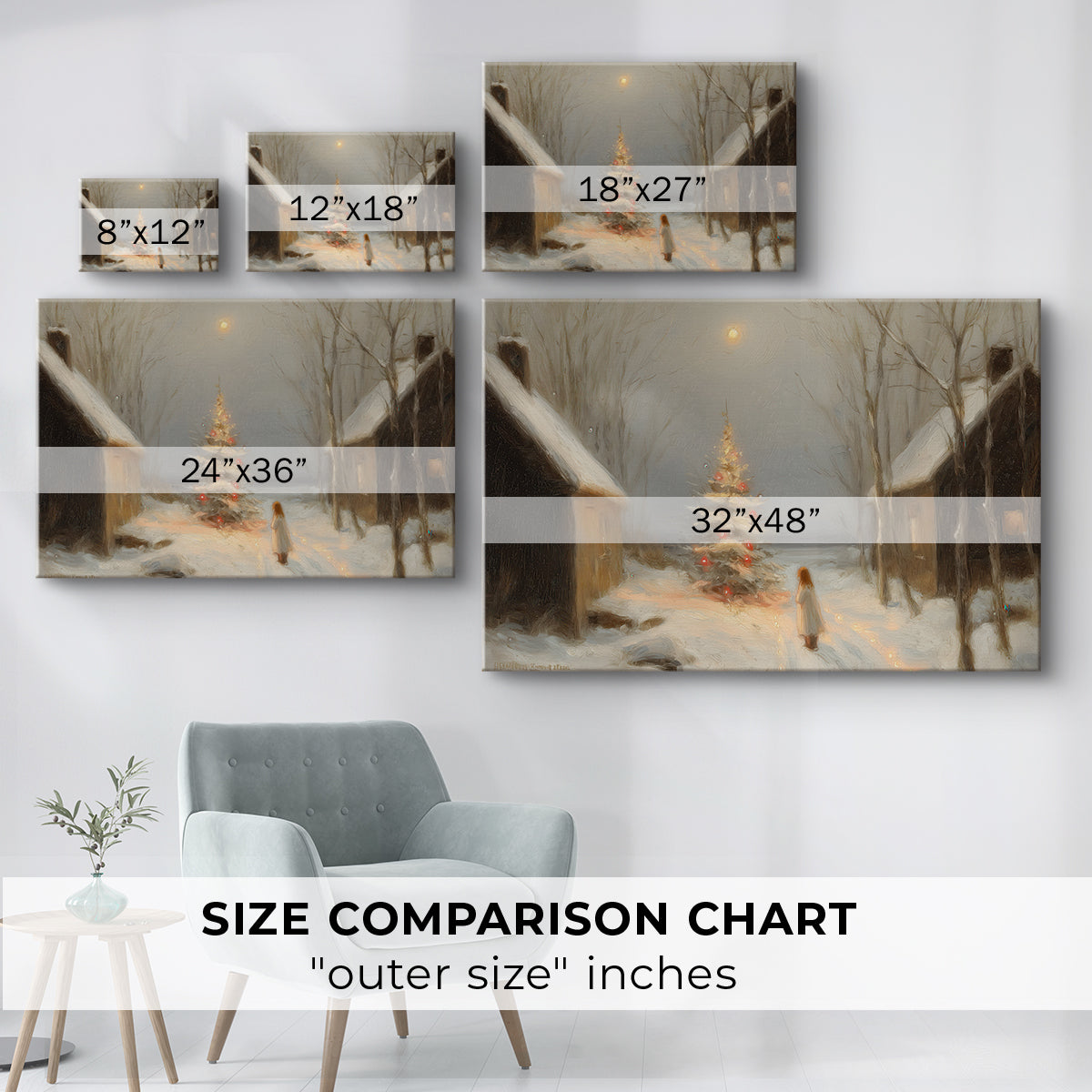 Amber Promise of Cottage - Canvas Art Print