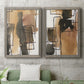 Retro Vibe III - Premium Framed Canvas 2 Piece Set - Ready to Hang