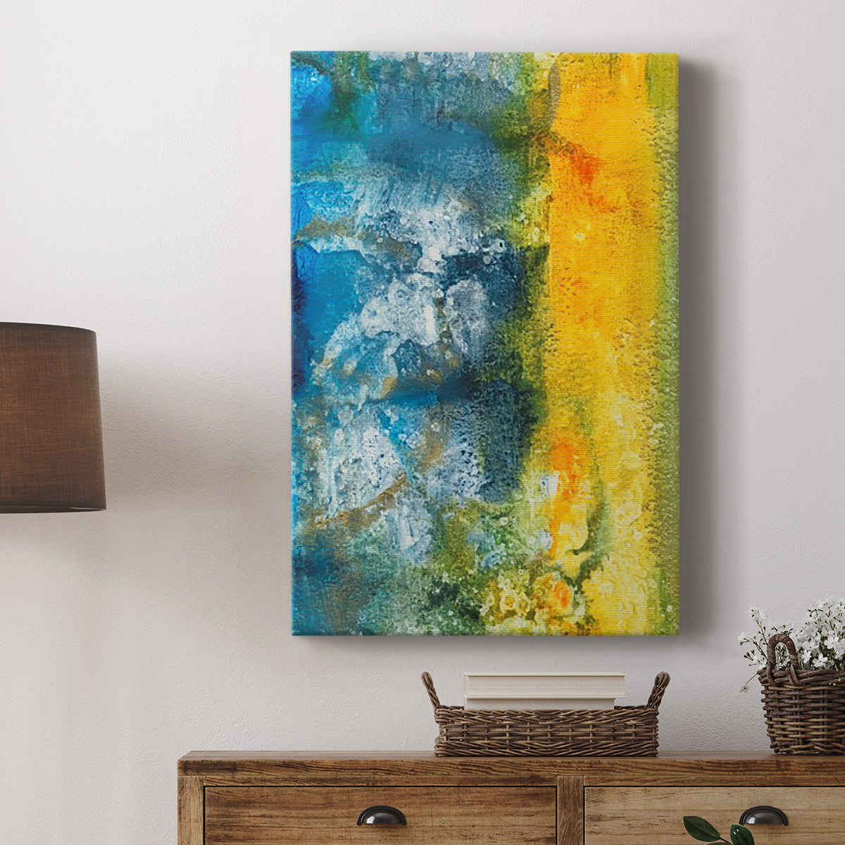 Aquatic Energy II Premium Gallery Wrapped Canvas - Ready to Hang