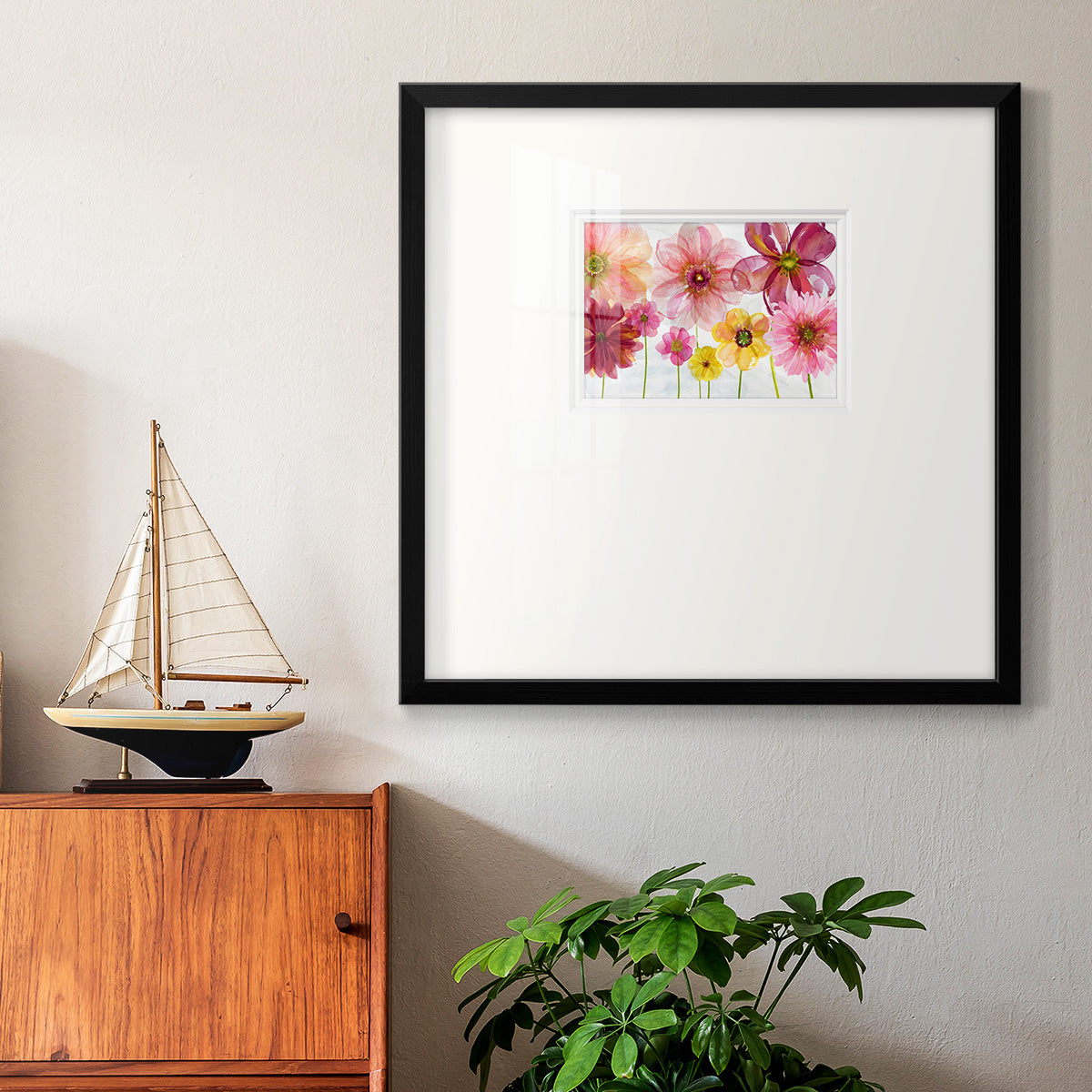 Pop Of Spring Premium Framed Print Double Matboard