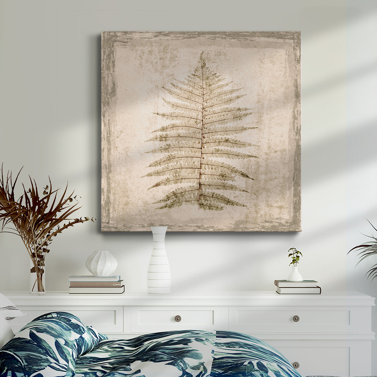 Stone Leaf I - Canvas Art Print
