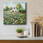 Sunflower Farmhouse  - Canvas Art Print