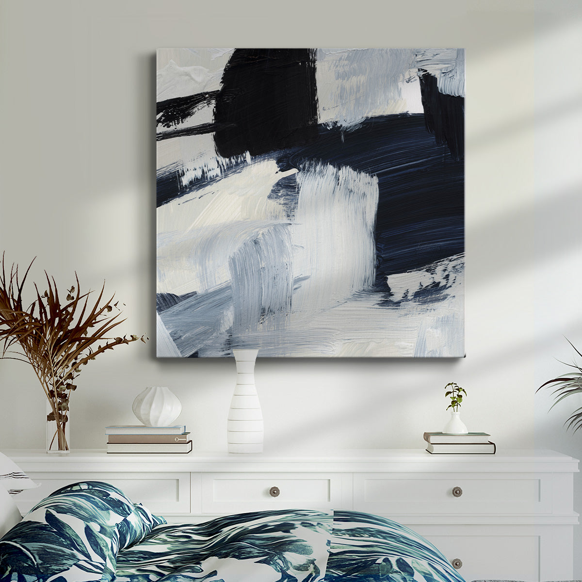 Expressive Monochrome II - Canvas Art Print