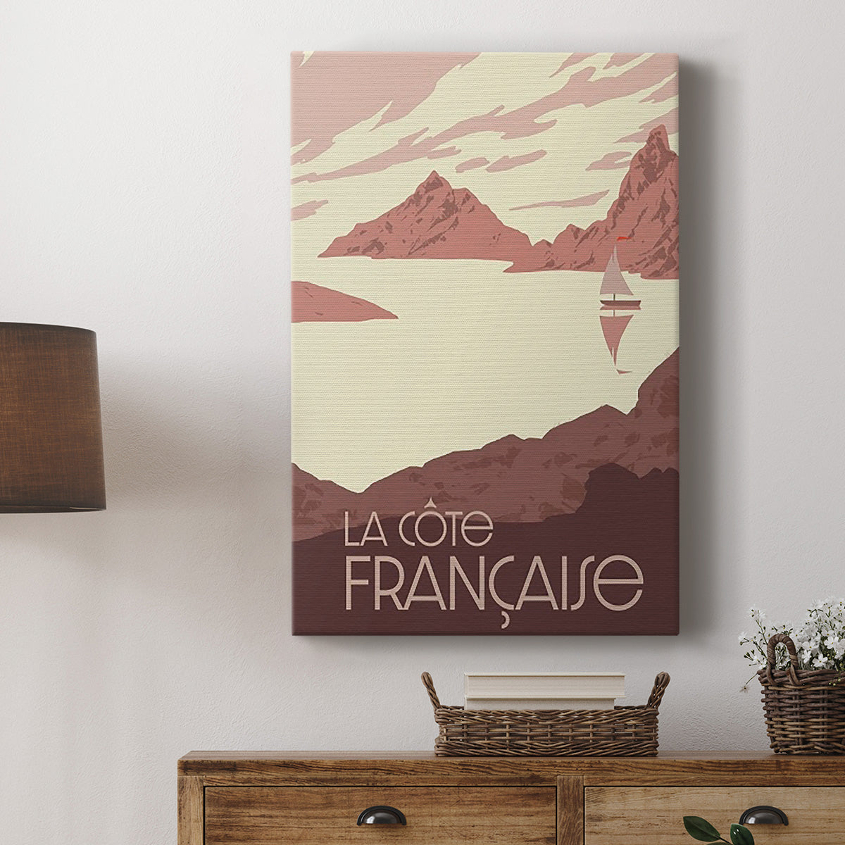 French Coast II - Canvas Art Print