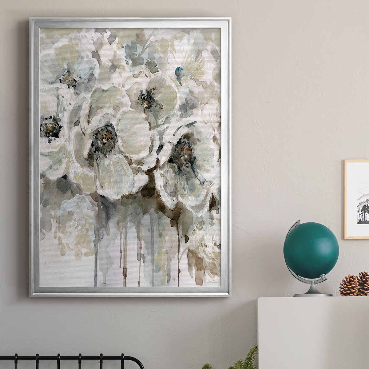 Soft Fragrance I - Modern Framed Canvas Print