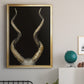 Spiral Antelope Horns -  Framed Canvas Print