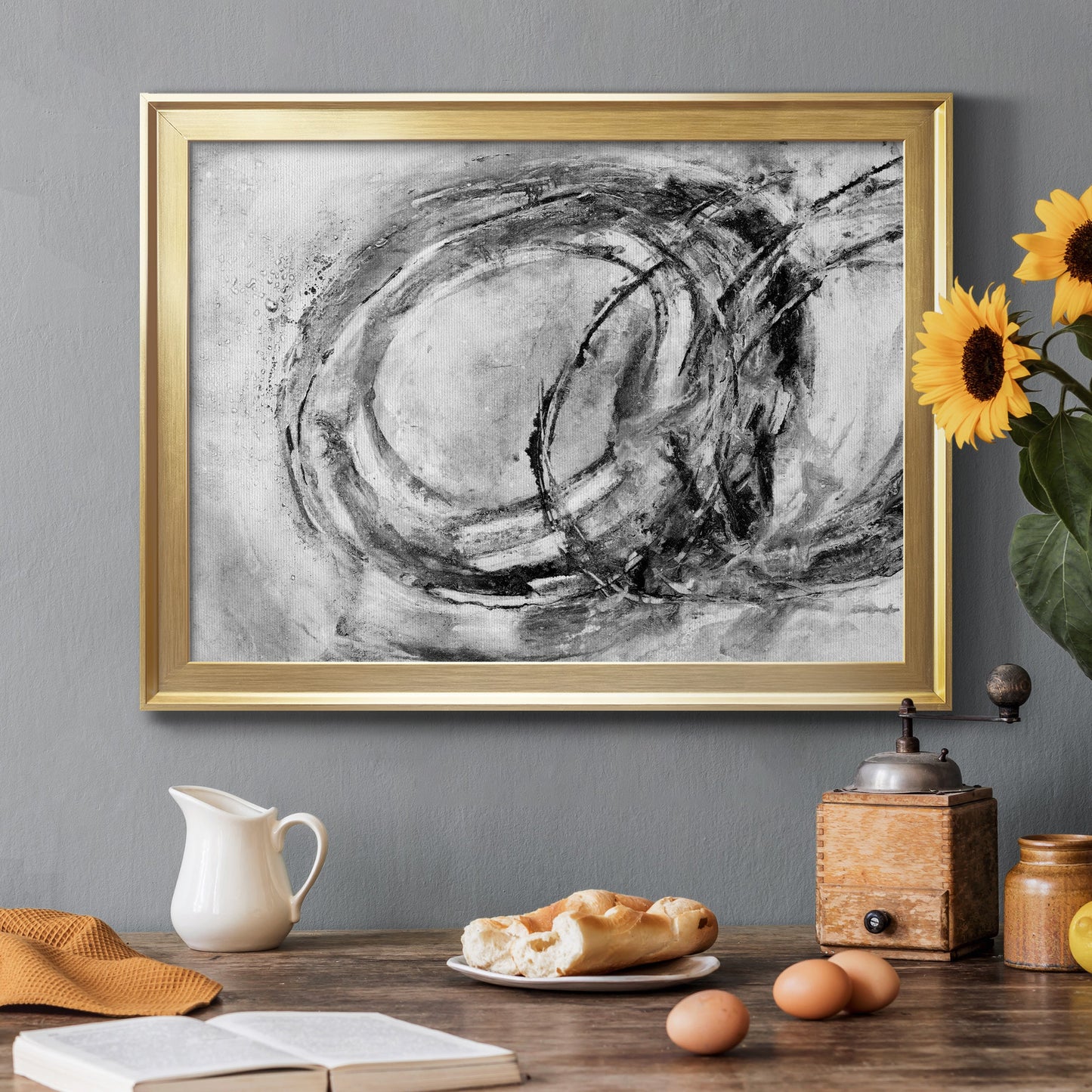 Infinity Rings I Premium Classic Framed Canvas - Ready to Hang