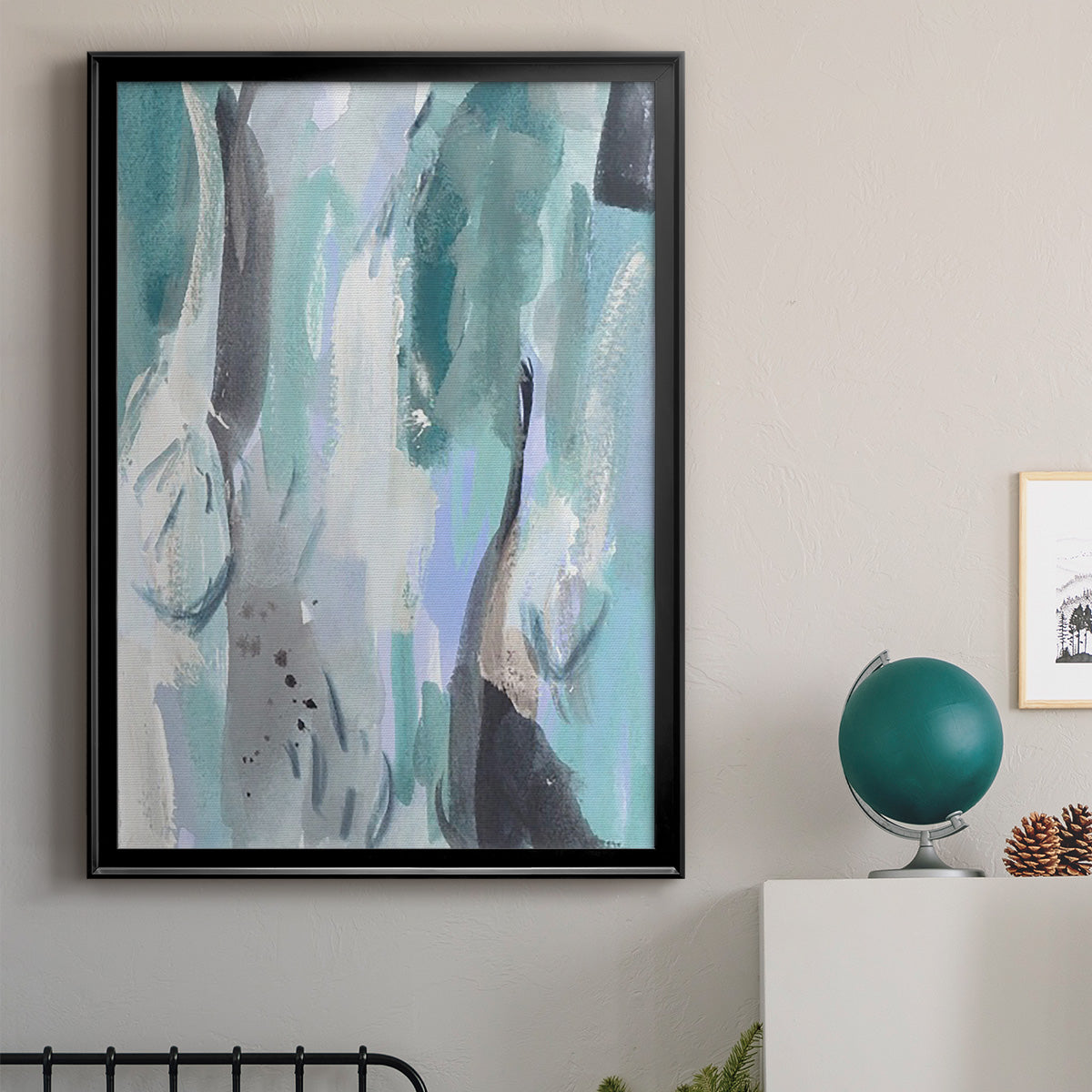 Ocean Crush I - Modern Framed Canvas Print