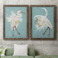 Heron Plumage III - Premium Framed Canvas 2 Piece Set - Ready to Hang