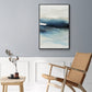 Waves II - Framed Premium Gallery Wrapped Canvas L Frame - Ready to Hang