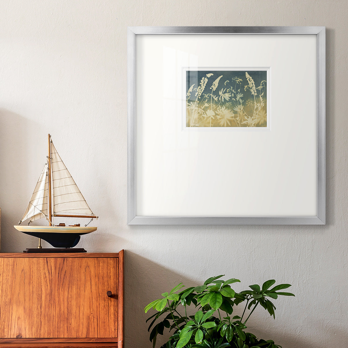 Solstice Lupine Premium Framed Print Double Matboard