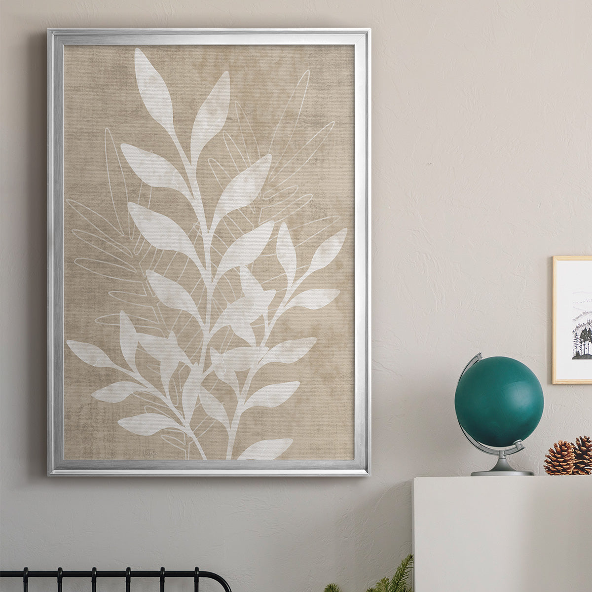 Foliage Retreat II - Modern Framed Canvas Print