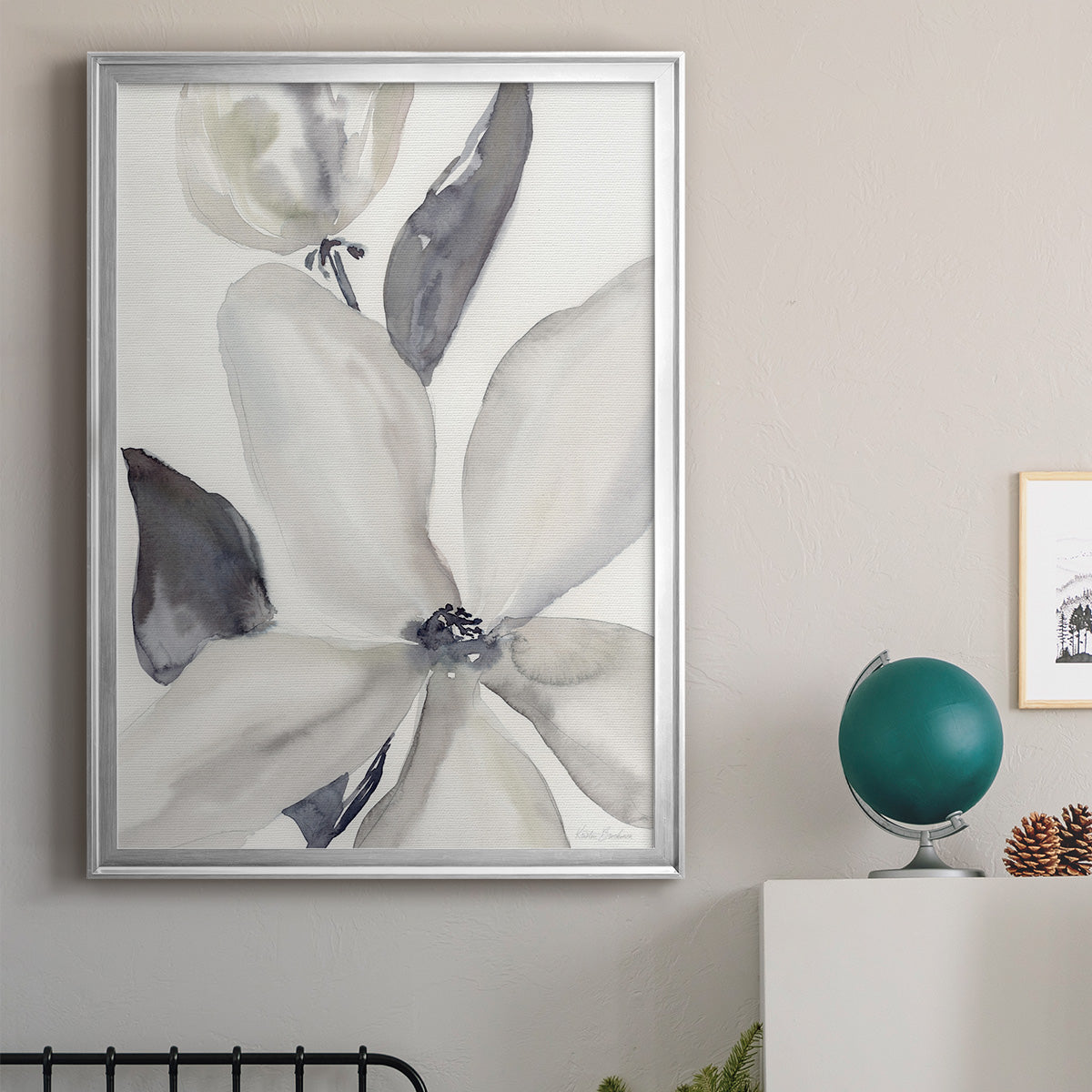 Daybreak Bloom II - Modern Framed Canvas Print