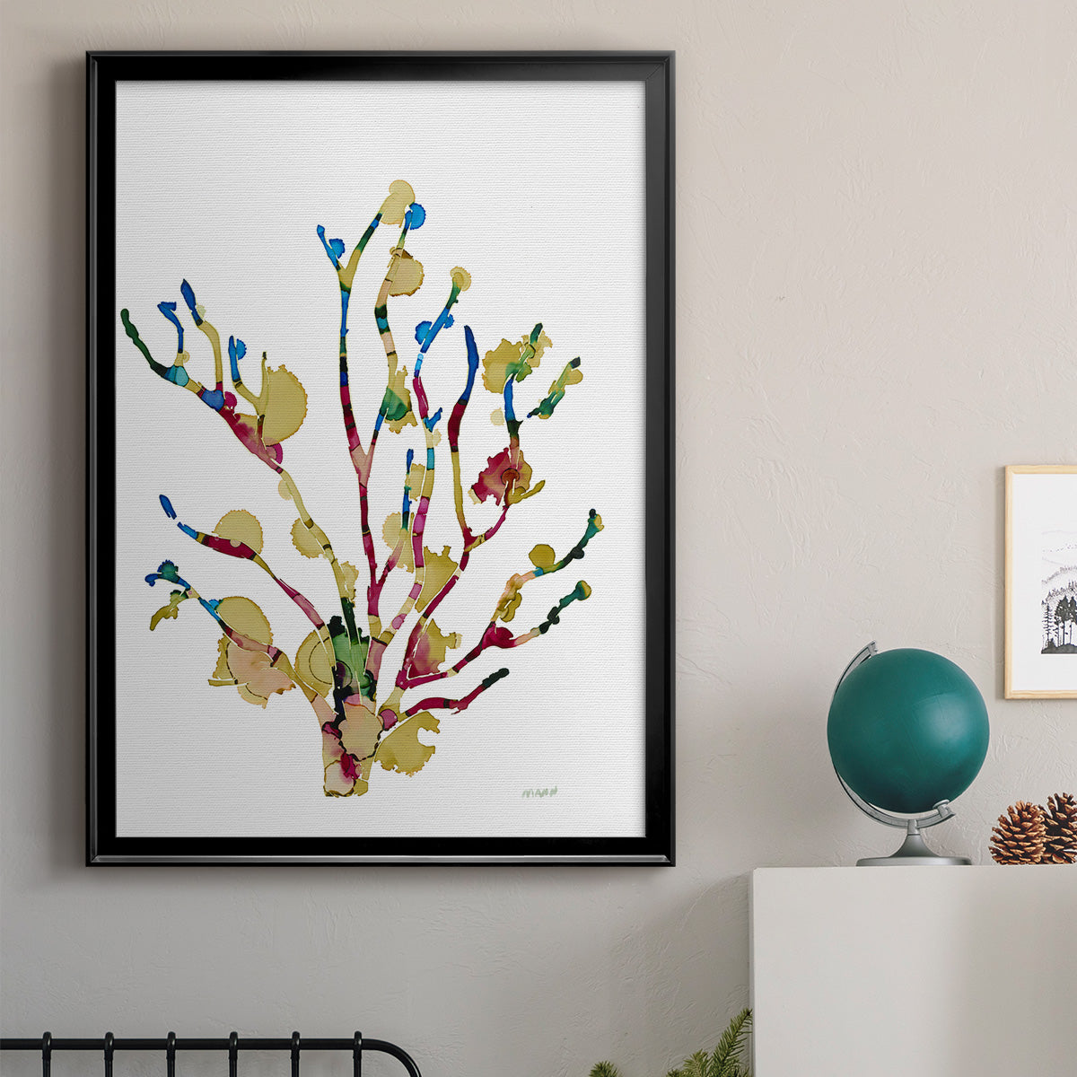 Sea Coral III - Modern Framed Canvas Print