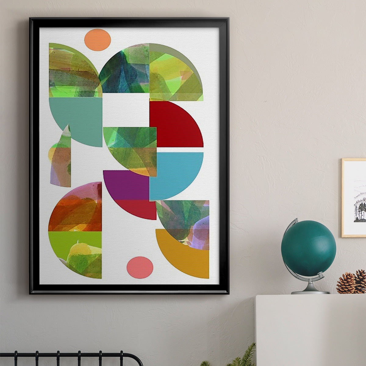 Dorset Shapes I - Modern Framed Canvas Print